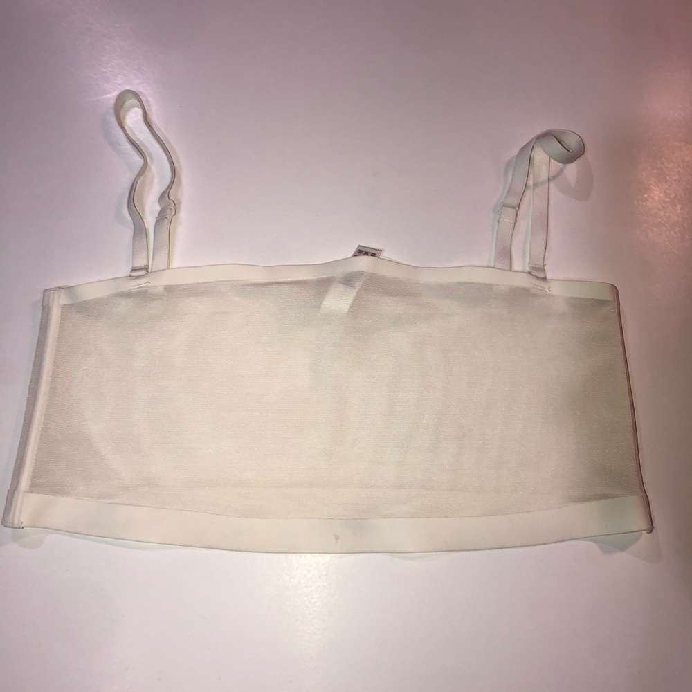 SKIMS Power Mesh Bandeau in marble - Picture 4 of 7